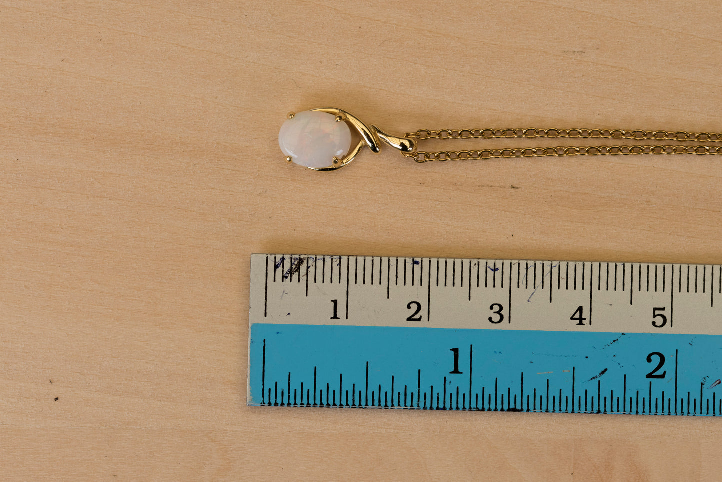 Genuine Australian Opal - Multi Color White Opal Necklace - Authentic Australian Solid Opal Necklace Pendant in Sterling Silver Yellow Gold Plated